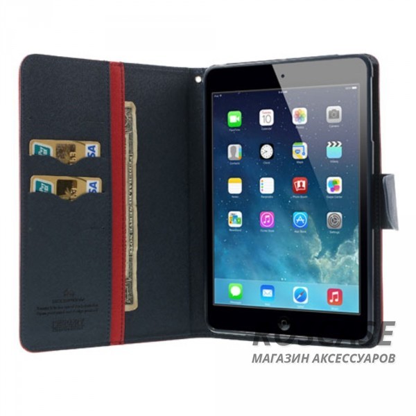 Фото Красный / Синий Mercury Fancy Diary | Чехол-книжка для iPad Mini / iPad Mini Retina/ iPad mini 3