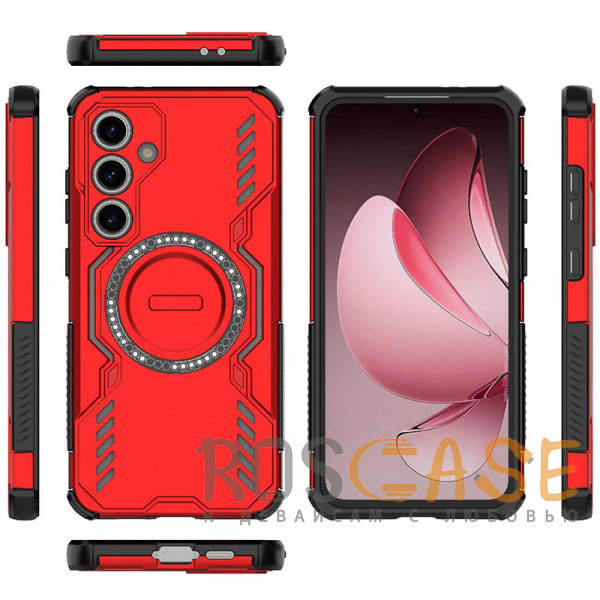 Фотография Красный Mirage MagSafe | Противоударный чехол с поддержкой MagSafe для Samsung Galaxy S24 FE