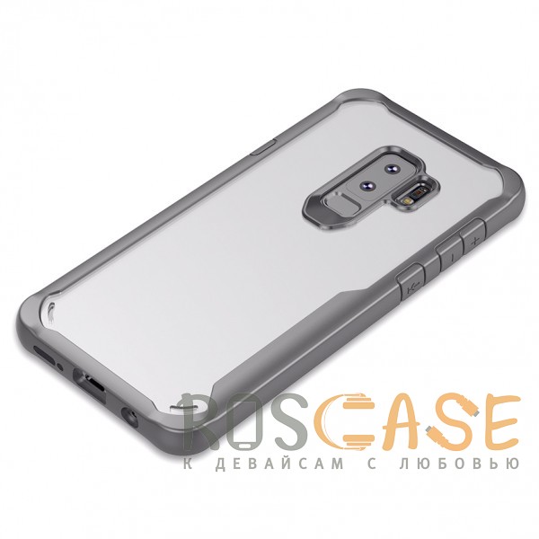 Фотография Серый iPaky Luckcool | Чехол для Samsung Galaxy S9+ с цветными силиконовыми вставками