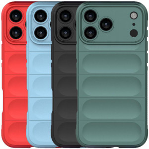 Flex Silicone | Противоударный чехол для iPhone 17 Pro Max с защитой камеры и микрофиброй