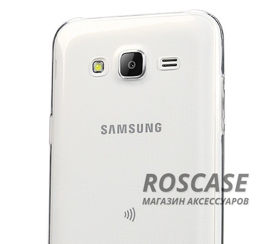 Фотография Прозрачный Ультратонкий силиконовый чехол для Samsung j500H Galaxy J5