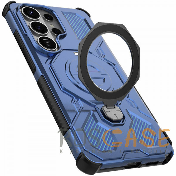 Фото Темно-синий Magnus | Противоударный чехол с Magsafe для Samsung Galaxy S26 Ultra