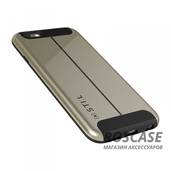 Фото Золотой STIL Chivarly | Алюминиевый чехол для Apple iPhone 6/6s с перфорированной поверхностью