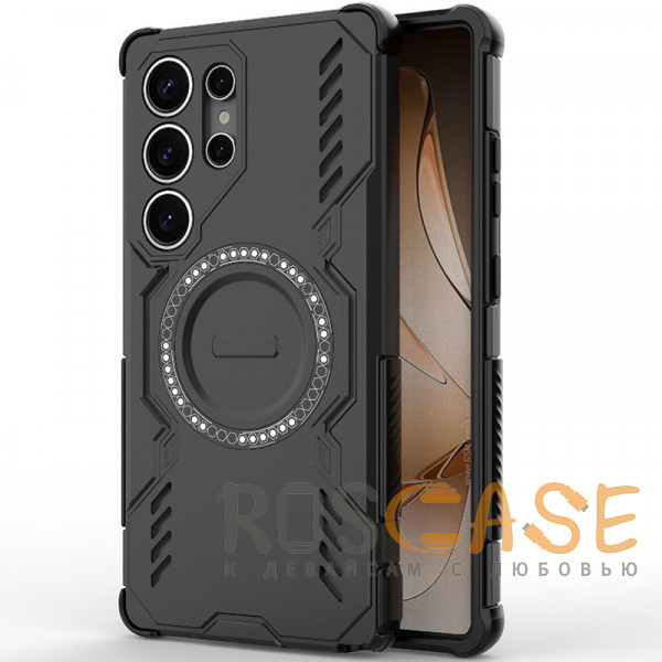 Изображение Черный Mirage MagSafe | Противоударный чехол с поддержкой MagSafe для Samsung Galaxy S25 Ultra