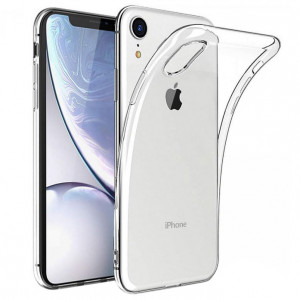 Прозрачный силиконовый чехол для iPhone XR