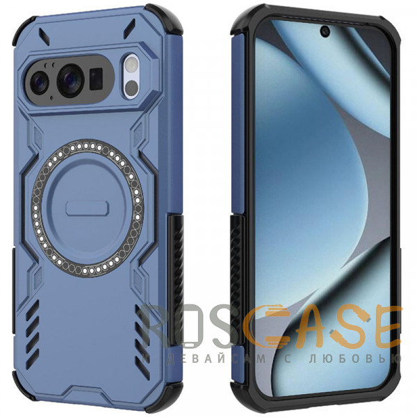 Фото Синий Mirage MagSafe | Противоударный чехол с поддержкой MagSafe для Google Pixel 10 / 10 Pro