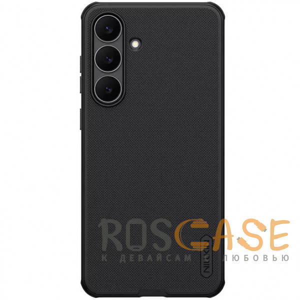 Фото Черный Nillkin Super Frosted Shield Pro | Матовый чехол из пластика и ТПУ для Samsung Galaxy S25 FE
