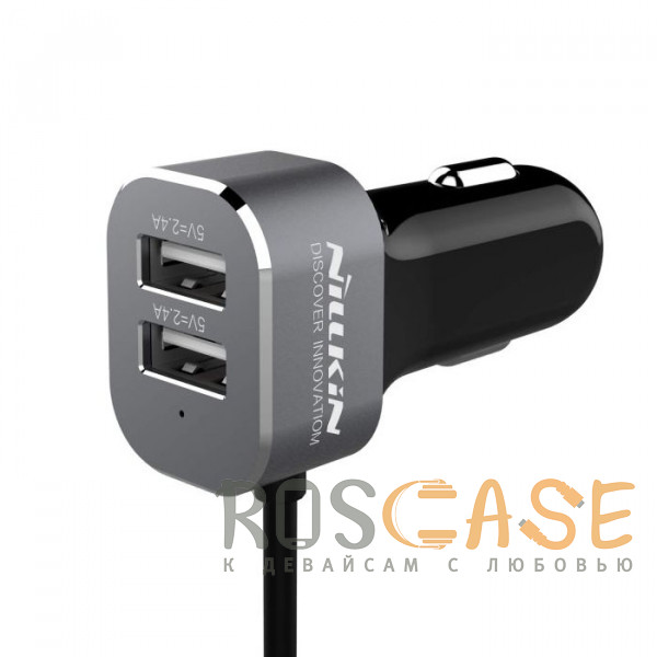 Фотография Серый Nillkin Car Charger | Автомобильное зарядное устройство в прикуриватель авто