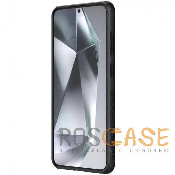 Изображение Черный Nillkin Super Frosted Shield Magnetic | Пластиковый чехол с поддержкой Magsafe для Samsung Galaxy S25
