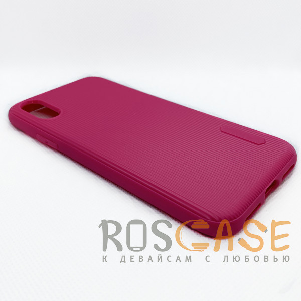 Фотография Розовый Силиконовая накладка Fono для iPhone XS Max