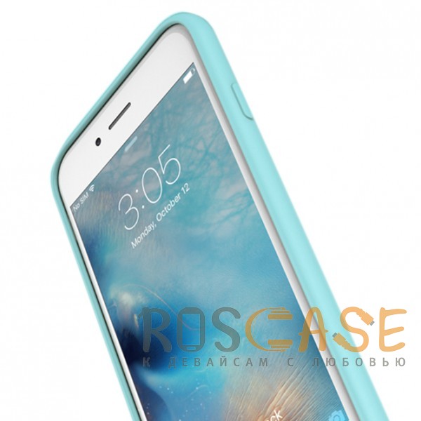 Фотография Голубой / Light Blue Rock Silicon | Ультратонкий чехол для iPhone 7/8/SE (2020) из силикона