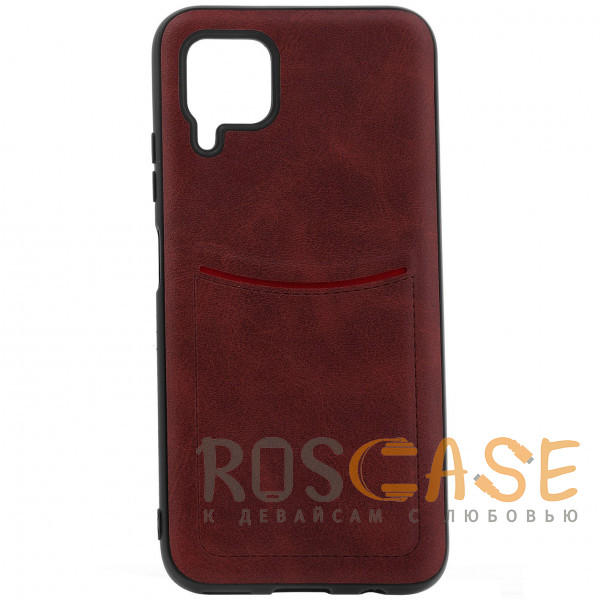 Фото Красный ILEVEL | Чехол с кожаным покрытием и карманом для P40 Lite / Nova 6 SE / Nova 7i