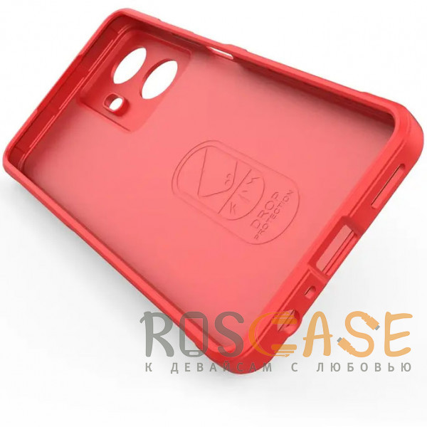 Изображение Красный Flex Silicone | Противоударный чехол для Realme C55 с защитой камеры и микрофиброй