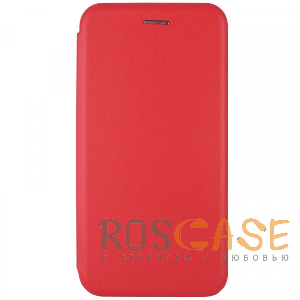 Фотография Красный Open Color | Чехол-книжка для Xiaomi Redmi Note 7 (Pro) / 7s с функцией подставки и магнитом