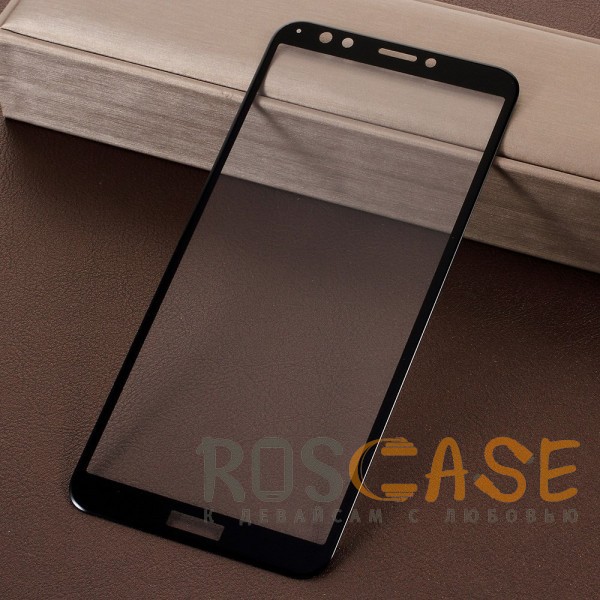 Фото Черный 5D защитное стекло для Huawei Y7 Pro (2018) на весь экран