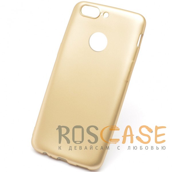 Фотография Золотой J-Case THIN | Гибкий силиконовый чехол для OnePlus 5T