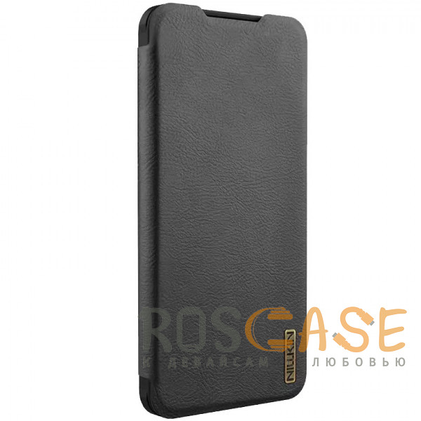Фото Черный Nillkin Qin PRO | Чехол-книжка из Premium экокожи с защитой камеры для Samsung Galaxy S25 Edge