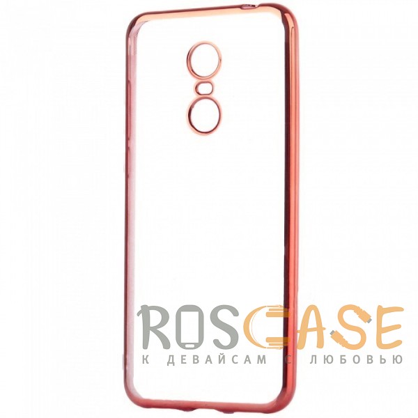Фотография Розовый Силиконовый чехол для Xiaomi Redmi Pro с глянцевой окантовкой