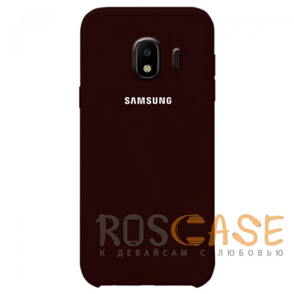 

Силиконовый чехол для Samsung J400F Galaxy J4 (2018) с покрытием soft touch (Коричневый / Brown)