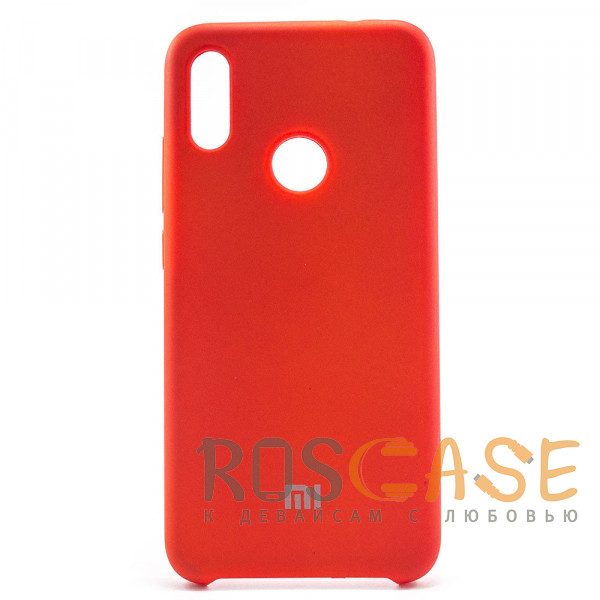 Фото Красный Силиконовый чехол Silicone Cover для Xiaomi Redmi Note 7 (Pro) / 7s