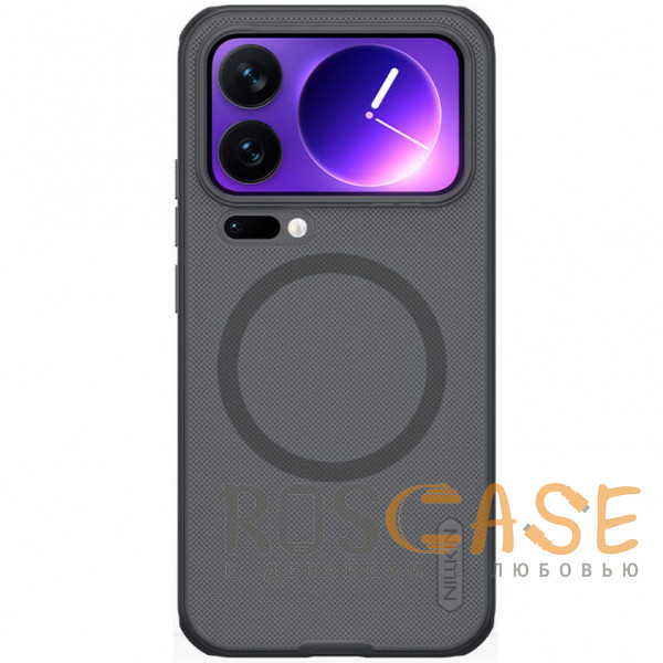 Фото Серый Nillkin Super Frosted Shield Magnetic | Полупрозрачный чехол с поддержкой Magsafe для Xiaomi Mi 17 Pro Max