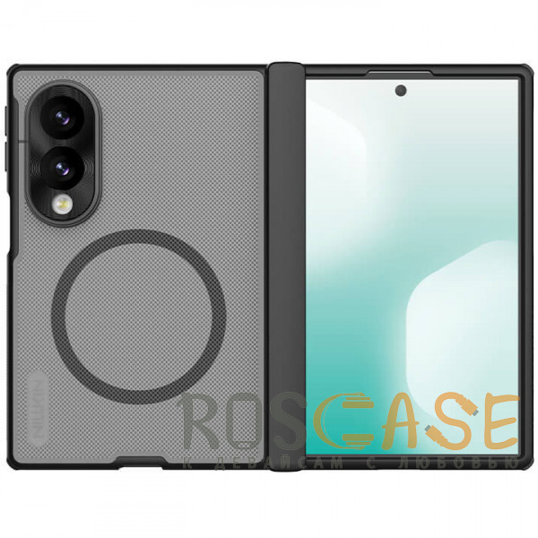 Фото Серый Nillkin Super Frosted Shield Magnetic | Пластиковый чехол с поддержкой Magsafe для Samsung Galaxy Z Fold 8