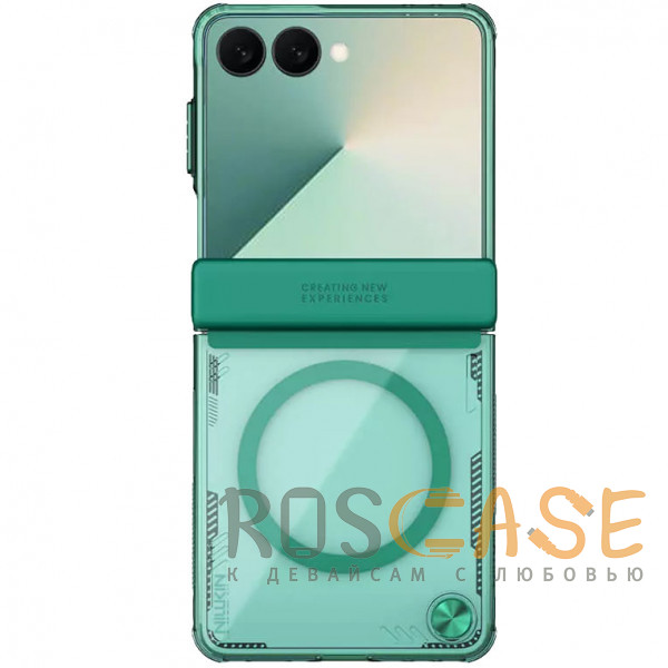 Фотография Зеленый Nillkin Iceblade Magnetic | Полупрозрачный чехол с поддержкой Magsafe для Samsung Galaxy Z Flip 7