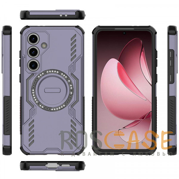 Фотография Фиолетовый Mirage MagSafe | Противоударный чехол с поддержкой MagSafe для Samsung Galaxy S24 FE
