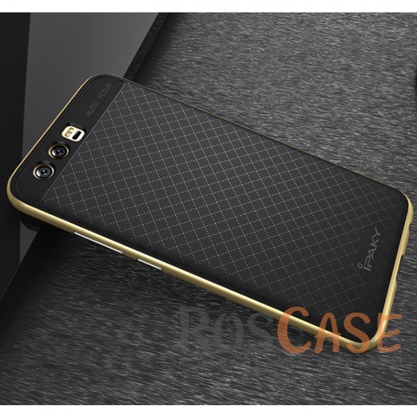 Фотография Черный / Золотой iPaky Hybrid | Противоударный чехол для Huawei P10