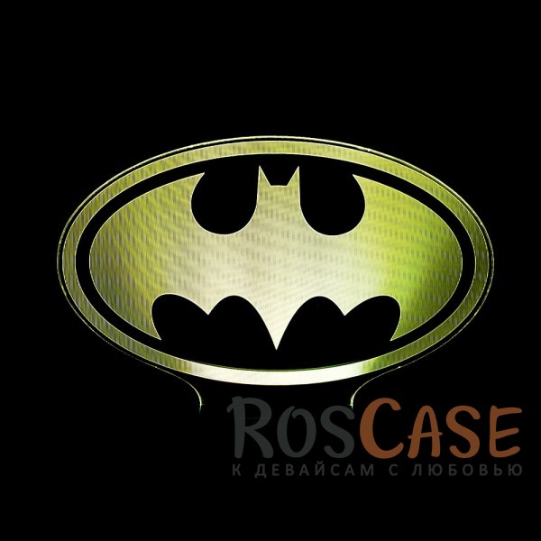 Фото Batman Logo Светодиодный 3D светильник-ночник с проекцией объемного изображения "Logo Batman"