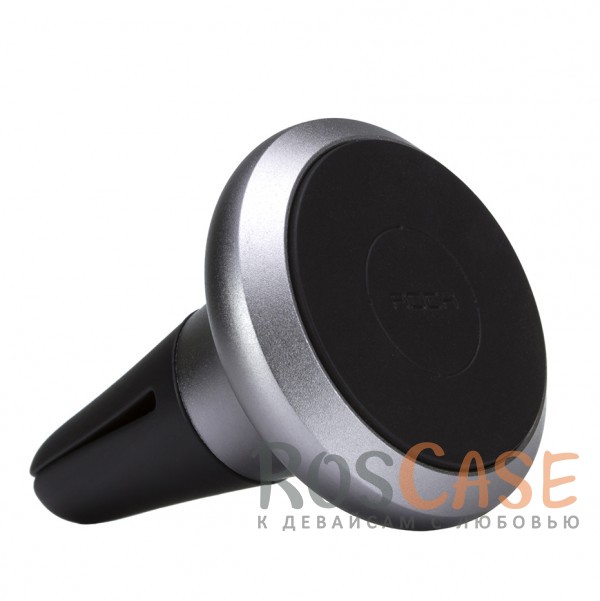 Фото Серый / Grey Универсальный магнитный держатель Rock Air Vent для смартфонов (Version D)