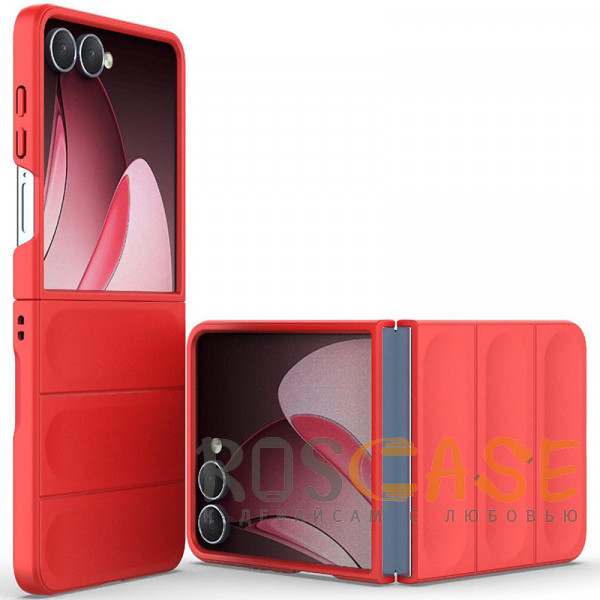 Фото Красный Flex Matte | Пластиковый чехол с Soft Touch покрытием для Samsung Galaxy Z Flip 8