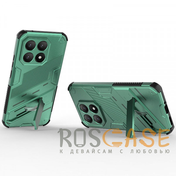 Фотография Зеленый Megatron | Противоударный чехол-подставка для Xiaomi Mi 15T с защитой камеры