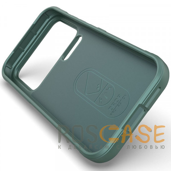 Изображение Зеленый Flex Silicone | Противоударный чехол для Xiaomi Mi 17 Pro с защитой камеры и микрофиброй