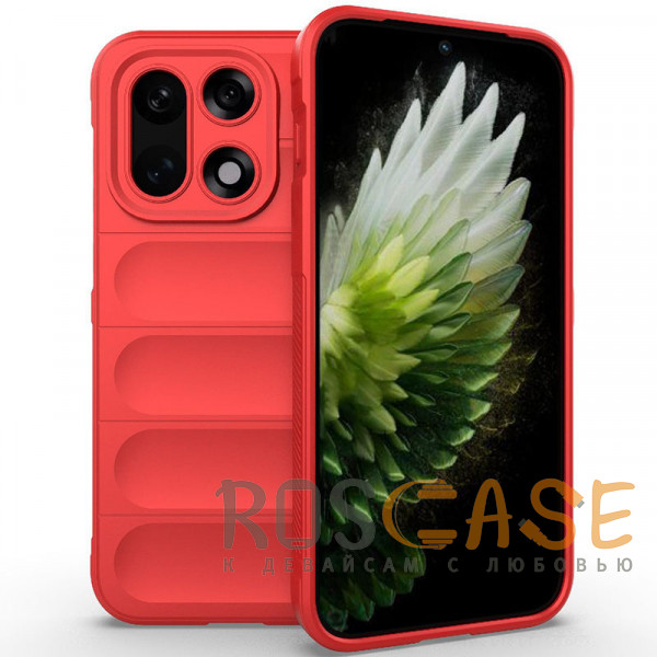 Фото Красный Flex Silicone | Противоударный чехол для OnePlus 15 5G с защитой камеры и микрофиброй