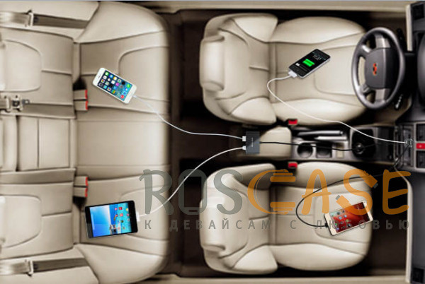 Фотография Серый Nillkin Car Charger | Автомобильное зарядное устройство в прикуриватель авто