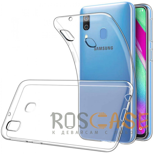 Фото Прозрачный силиконовый чехол для Samsung Galaxy A40