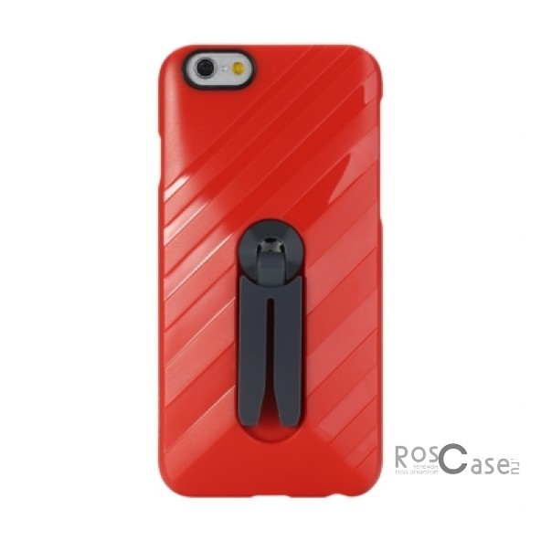 Фото Красный / Red Rock Car Mount | Чехол для Apple iPhone 6/6s с функцией подставки + автодержатель
