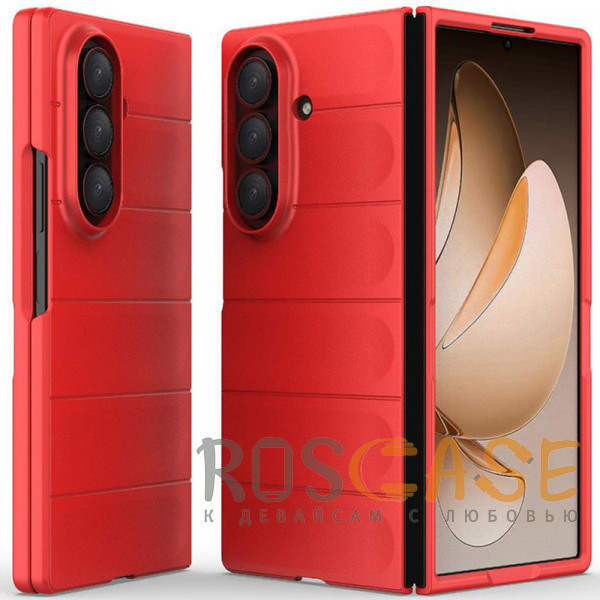 Фото Красный Flex Matte | Пластиковый чехол с Soft Touch покрытием для Samsung Galaxy Z Fold 7