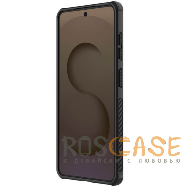 Изображение Черный Nillkin Super Frosted Shield Magnetic | Пластиковый чехол с поддержкой Magsafe для Samsung Galaxy S26