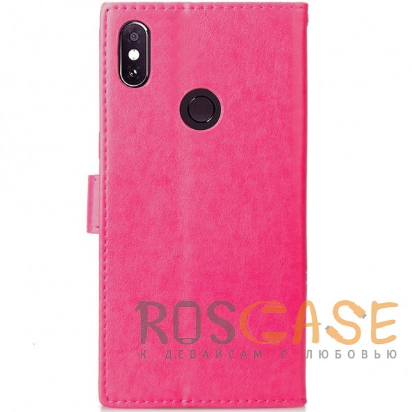 Изображение Розовый Чехол-книжка с узорами на магнитной застёжке для Xiaomi Redmi S2