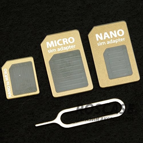 Фото Комплект SIM адаптеров NanoSIM/MicroSIM/SIM (4 в 1)