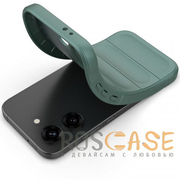 Фотография Зеленый Flex Silicone | Противоударный чехол для Poco X8 Pro / Xiaomi Turbo 5 с защитой камеры