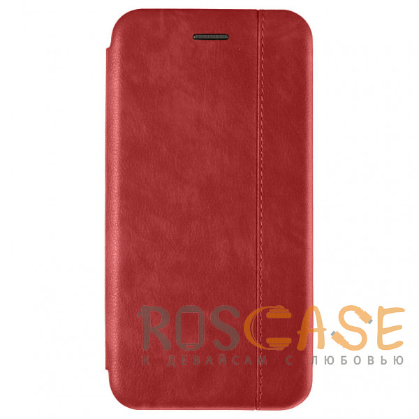 Фото Красный Open Color 2 | Чехол-книжка на магните для Xiaomi Mi 8 SE с подставкой и внутренним карманом