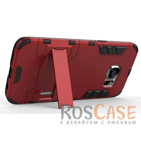 Фотография Красный / Dante Red Transformer | Противоударный чехол для Samsung G935F Galaxy S7 Edge с мощной защитой корпуса