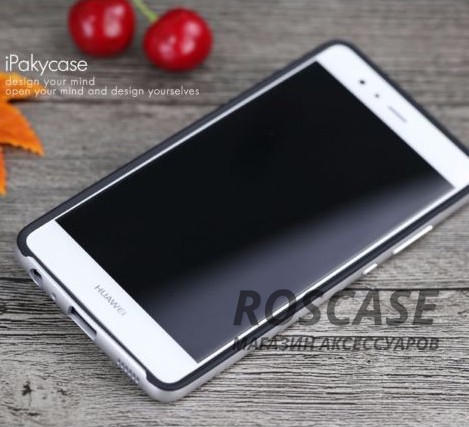 Фотография Черный / Серебряный iPaky Hybrid | Противоударный чехол для Huawei P9