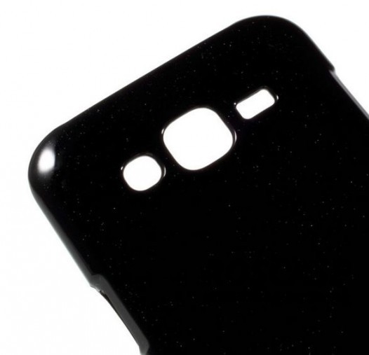 Изображение Черный Mercury Jelly Pearl Color | Яркий силиконовый чехол для для Samsung J500H Galaxy J5