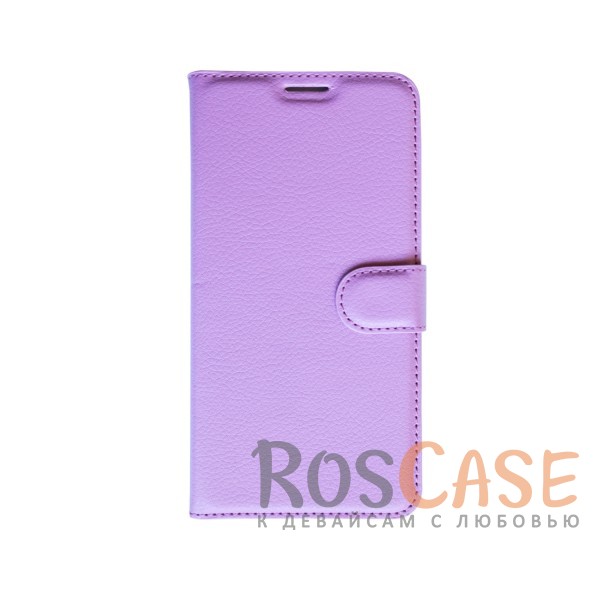 Изображение Фиолетовый Wallet | Кожаный чехол-кошелек с внутренними карманами для Meizu M3 Note