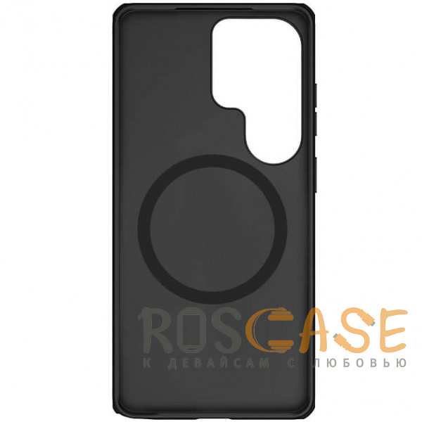Фото Черный Nillkin Super Frosted Shield Magnetic | Пластиковый чехол с поддержкой Magsafe для Samsung Galaxy S26 Ultra