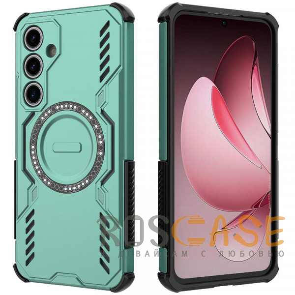 Фото Зеленый Mirage MagSafe | Противоударный чехол с поддержкой MagSafe для Samsung Galaxy S24 FE